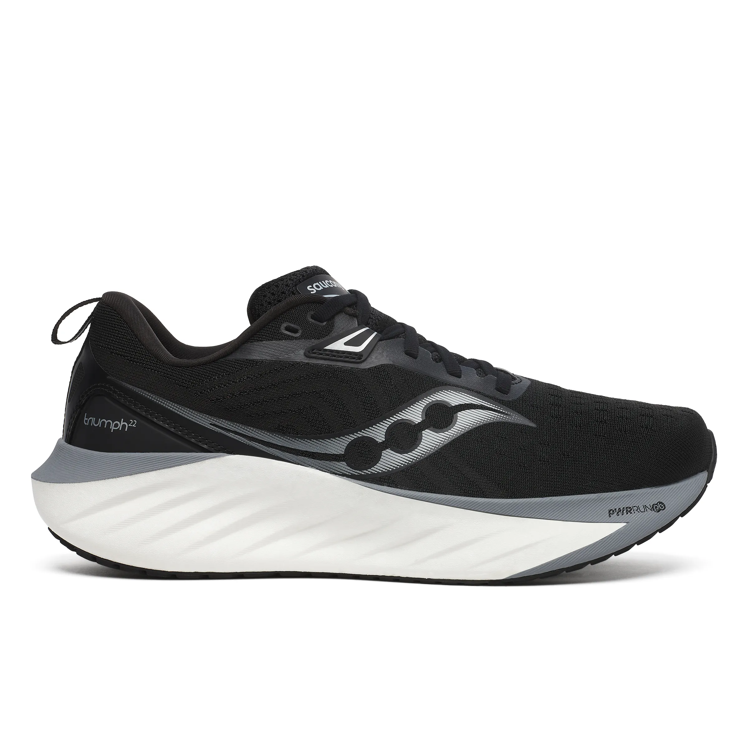 Saucony Men's Triumph 22 Black/White | Buy Saucony Men's Triumph 22 Black/White here | Outnorth