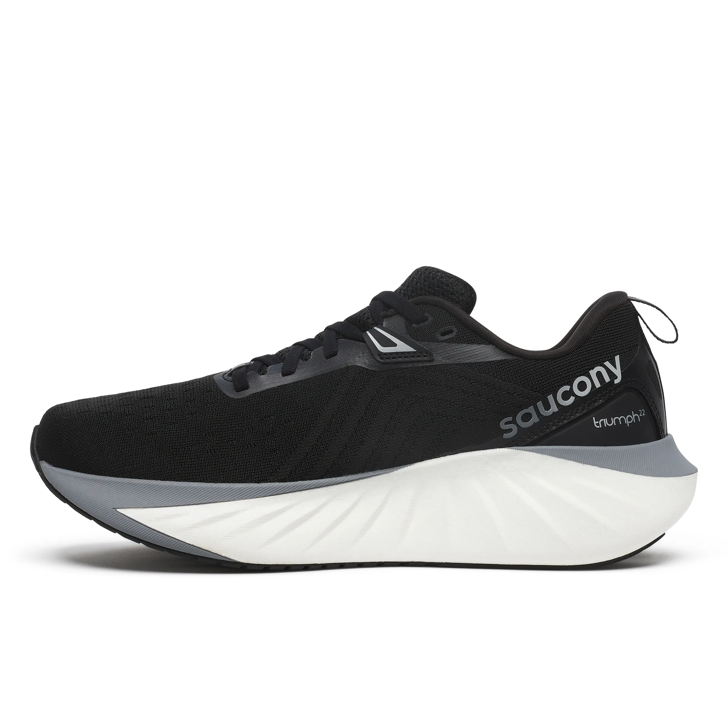 Saucony Men's Triumph 22 Black/White | Buy Saucony Men's Triumph 22 Black/White here | Outnorth