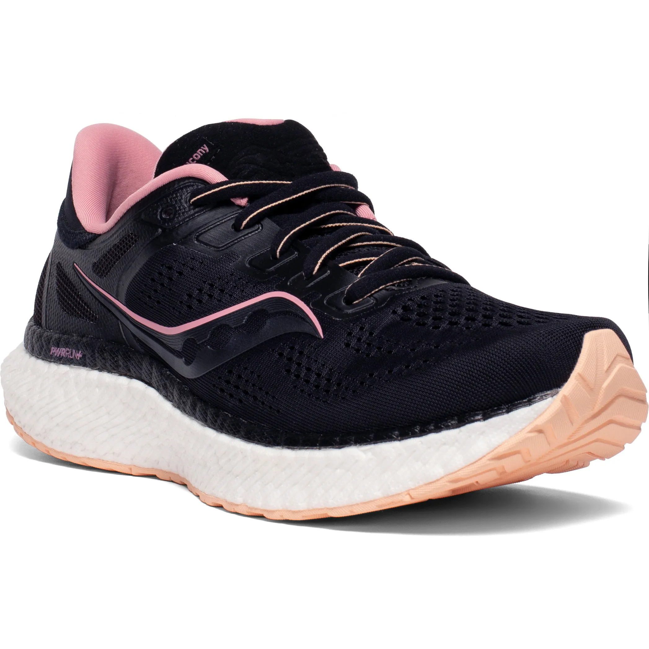 Saucony Women's Hurricane 23 Black/Rosewater | Buy Saucony Women's Hurricane 23 Black/Rosewater here | Outnorth