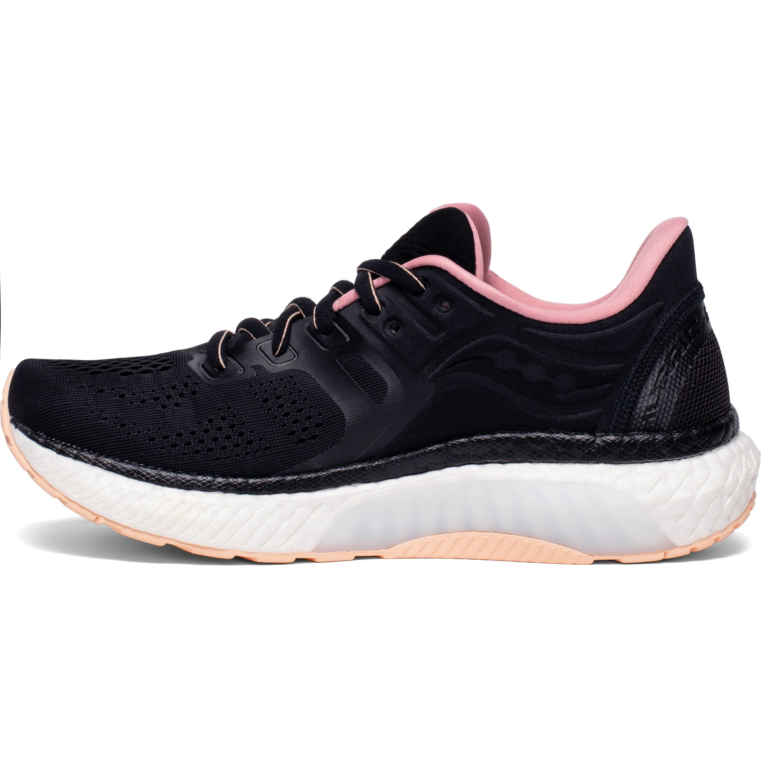 Saucony Women's Hurricane 23 Black/Rosewater | Buy Saucony Women's Hurricane 23 Black/Rosewater here | Outnorth