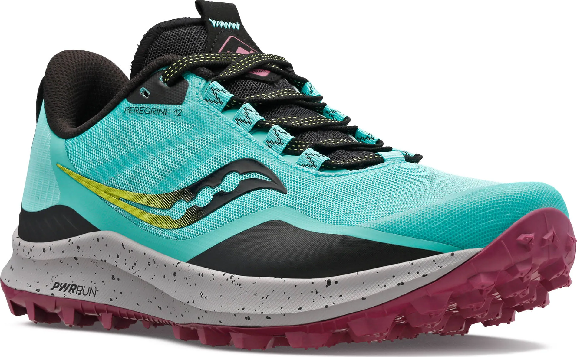 Saucony Women's Peregrine 12 Cool Mint/Acid | Buy Saucony Women's Peregrine 12 Cool Mint/Acid here | Outnorth