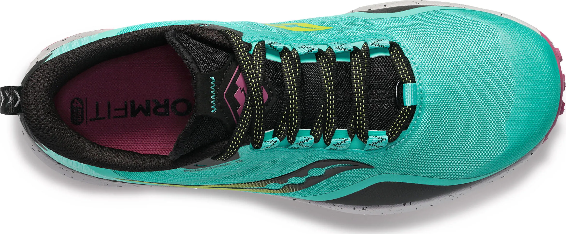 Saucony Women's Peregrine 12 Cool Mint/Acid | Buy Saucony Women's Peregrine 12 Cool Mint/Acid here | Outnorth