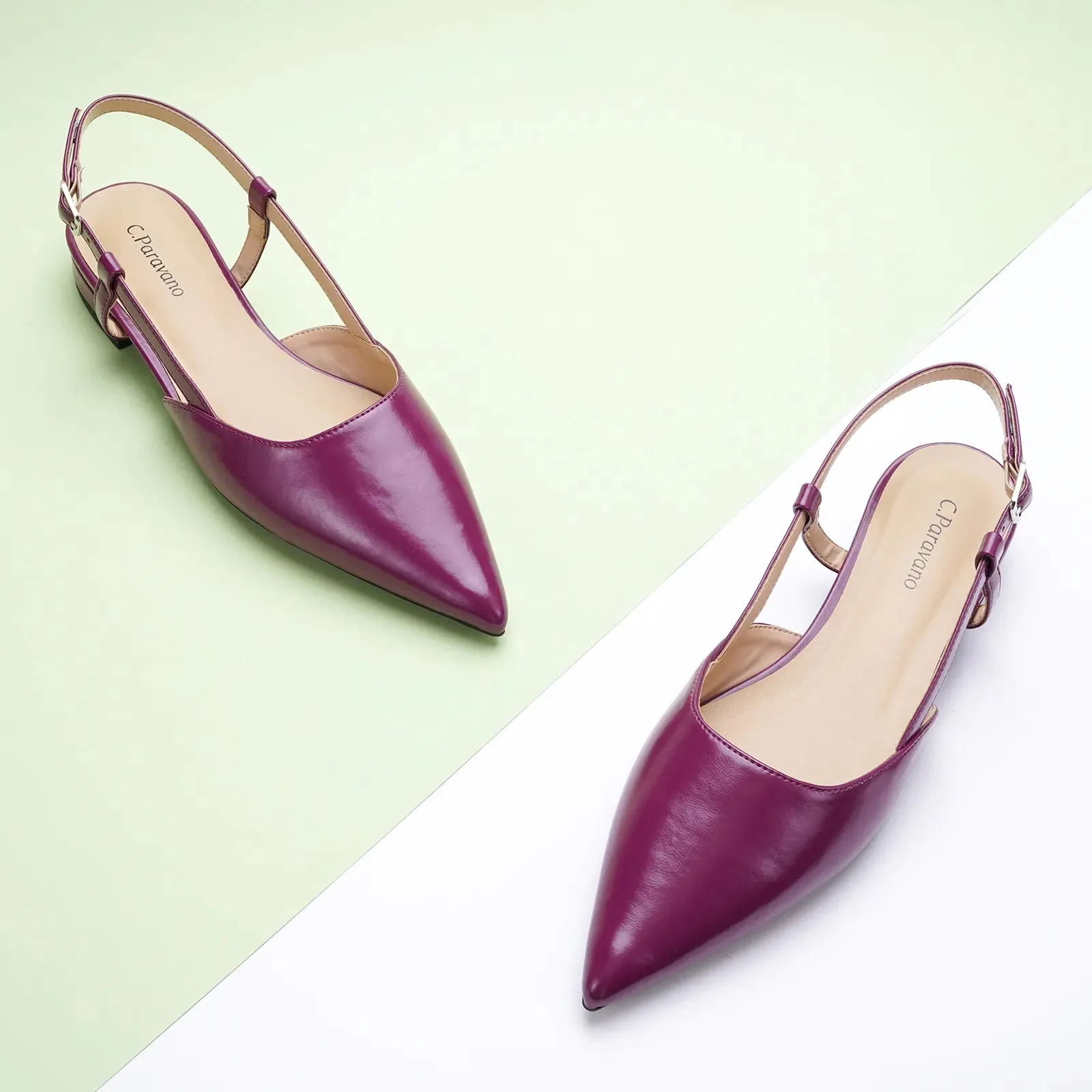 Sleek Slingback Flats (Freya)