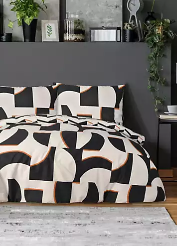 Sleepdown Connected Geo Duvet Cover Set | Kaleidoscope