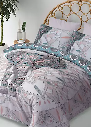 Sleepdown Elephant Mandala Duvet Cover Set - Multi | Kaleidoscope