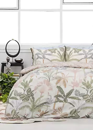 Sleepdown Tropical Leaves Duvet Cover Set | Kaleidoscope