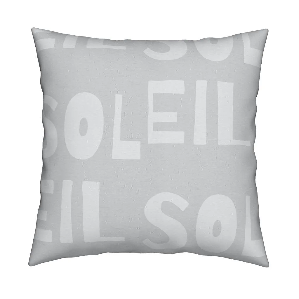 Soleil Reverse Dove Pillow