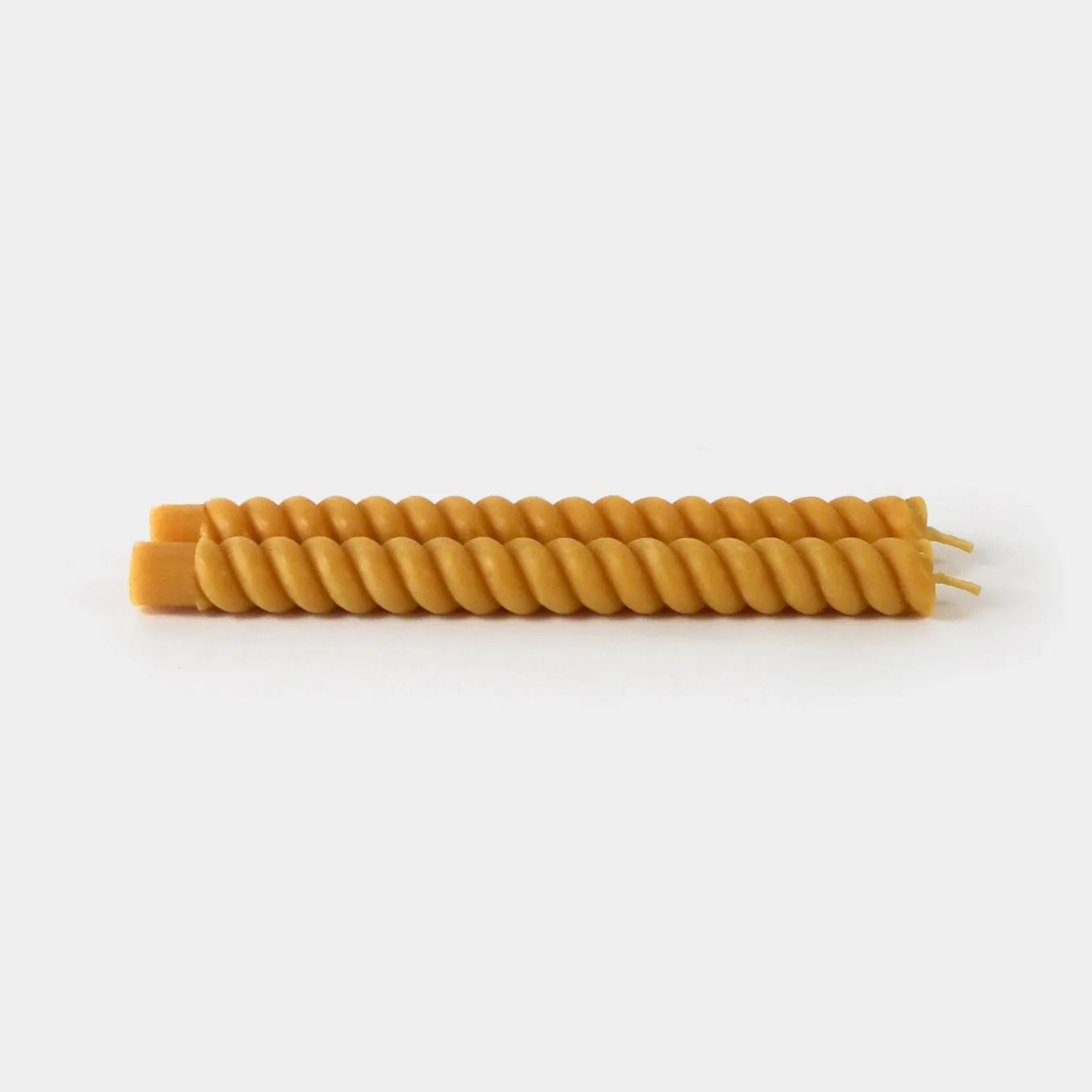 Spiral Beeswax Candles pack of 2