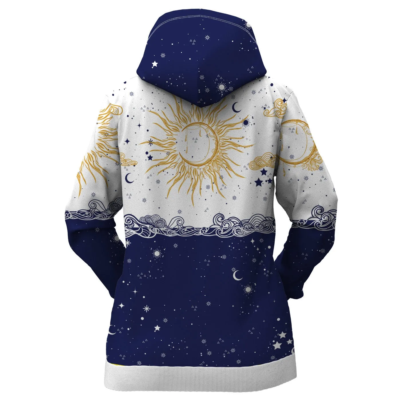 Sun and Moon Women Zip Up Hoodie