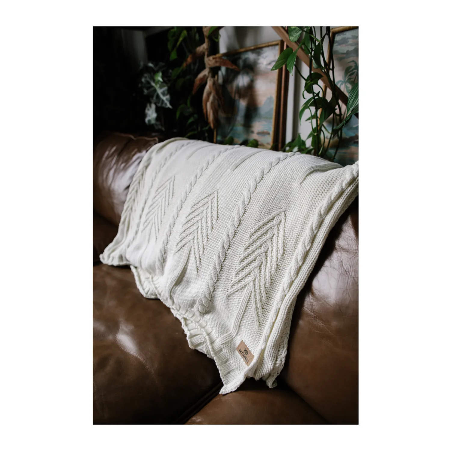 Tentree Organic Cotton Cable Blanket