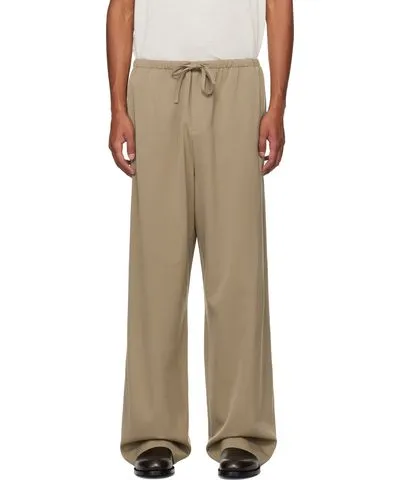 The Row Taupe Donatello Trousers