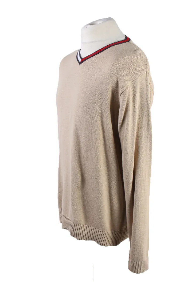 Tommy Hilfiger Pullover Jumper Cream L - Pepper Tree London