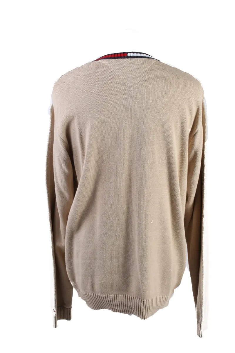 Tommy Hilfiger Pullover Jumper Cream L - Pepper Tree London