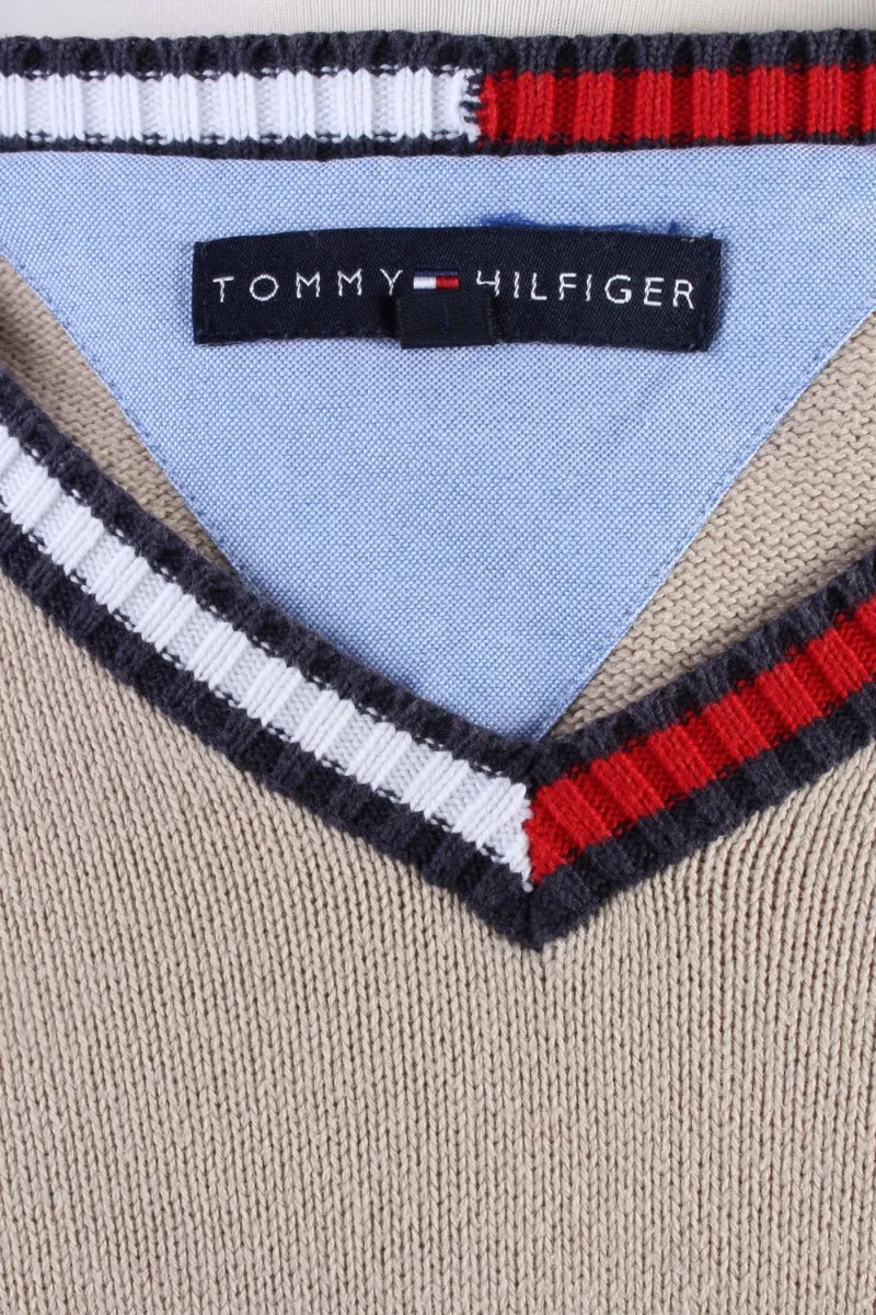 Tommy Hilfiger Pullover Jumper Cream L - Pepper Tree London