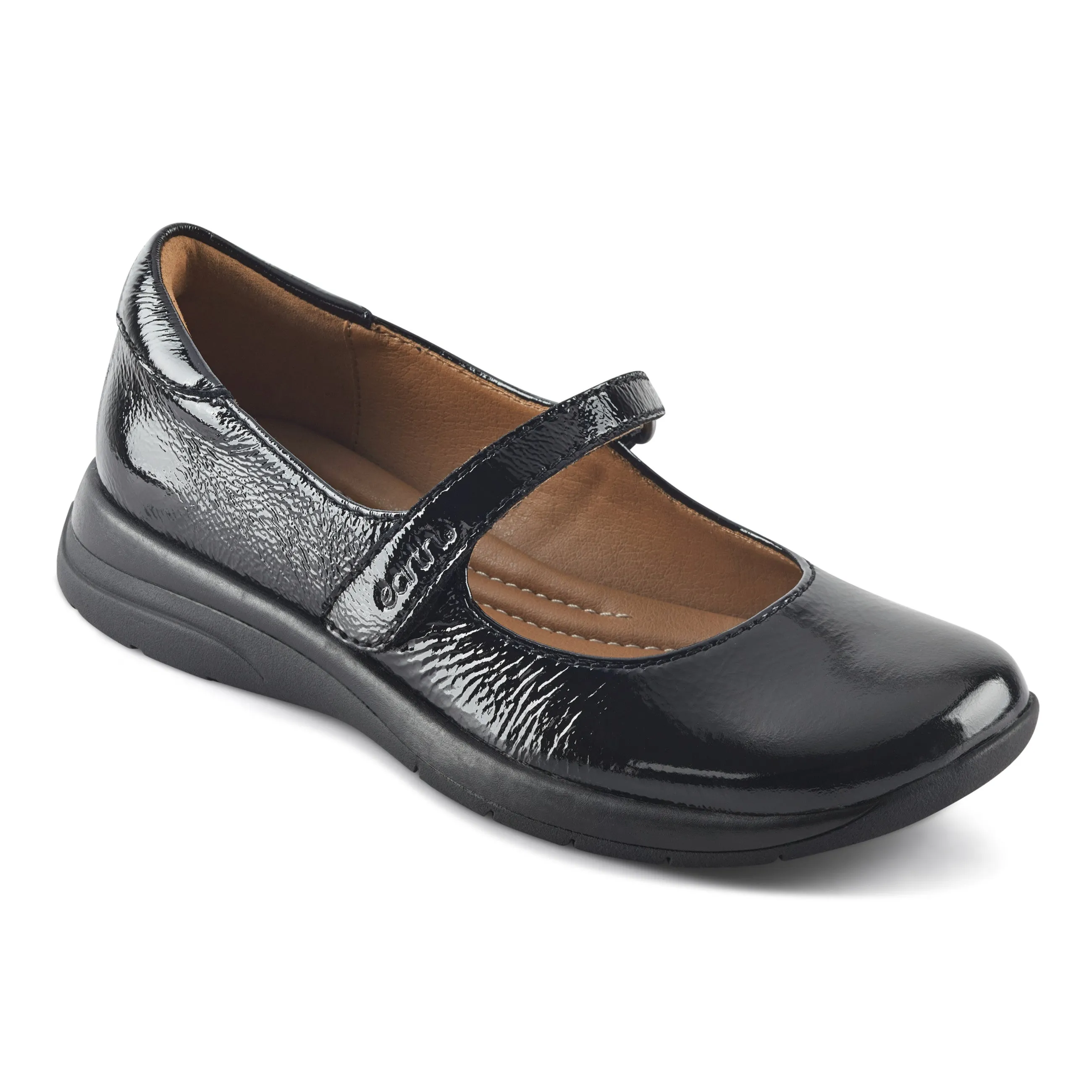 Tose Lug Sole Square Toe Casual Ballet Flats