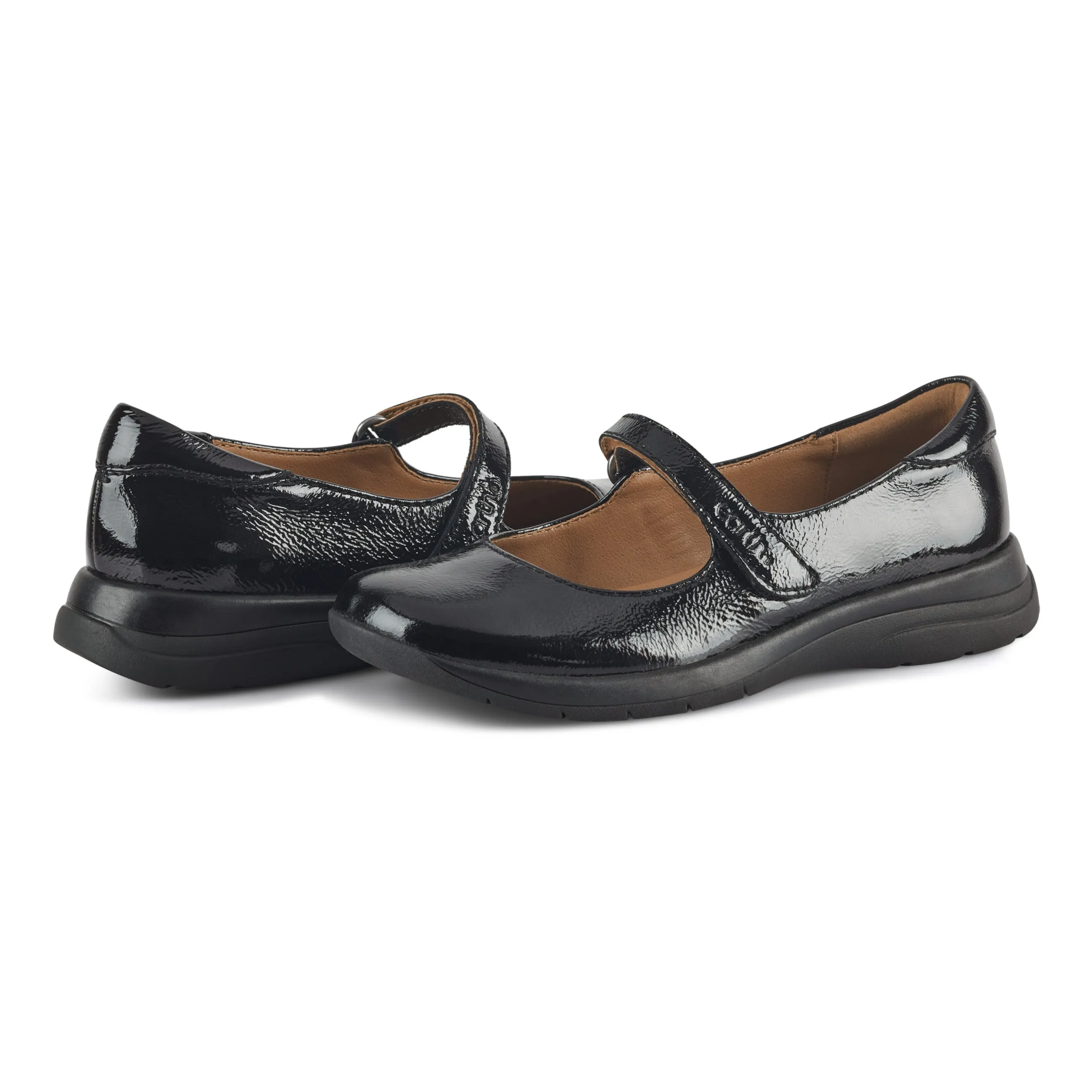 Tose Lug Sole Square Toe Casual Ballet Flats