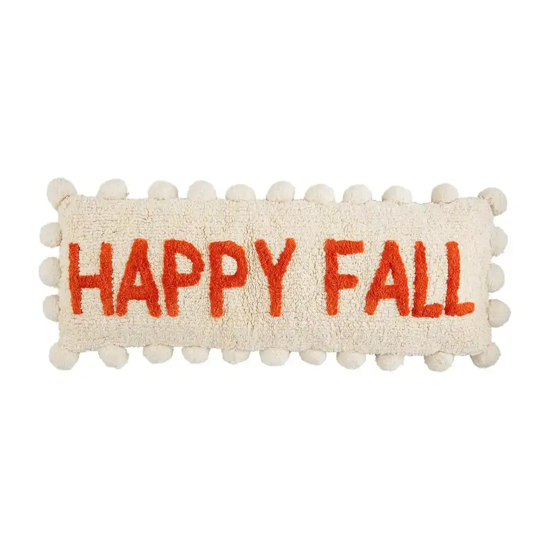 TUFTED HAPPY FALL PILLOW