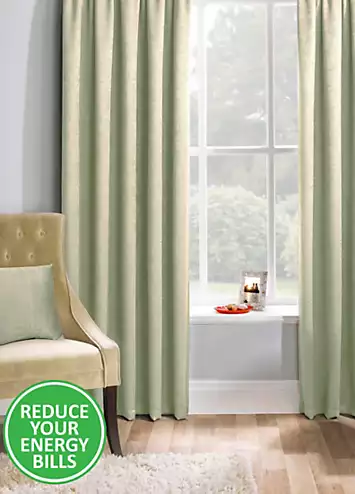 Tyrone Matrix Room Darkening Pencil Pleat Curtains | Kaleidoscope