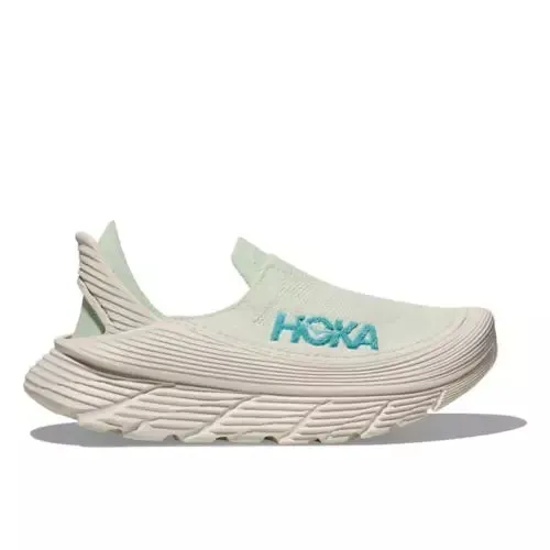 UNISEX HOKA RESTORE TC SLIP ON SHOE | FROST / CLOUDLESS