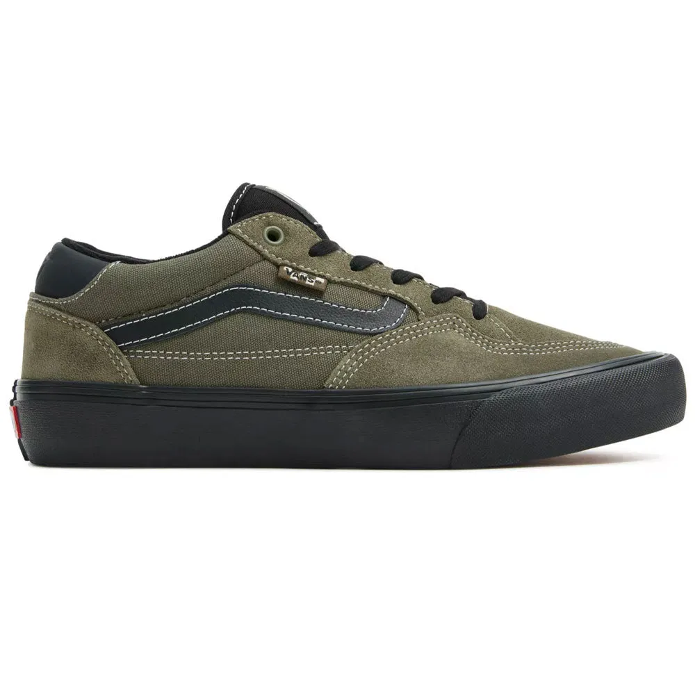 Vans Rowan Trainers - Olive/Black