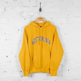 Vintage West Virginia Hoodie - Yellow - S