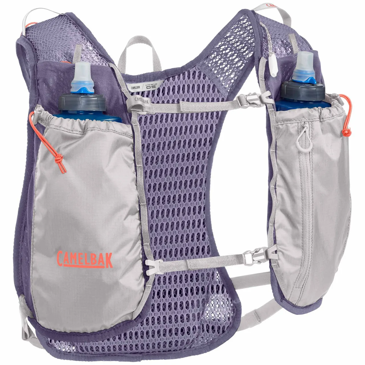 Women's Trail Run 7L Vest With 2 X 500ml  Quick Stow Flasks