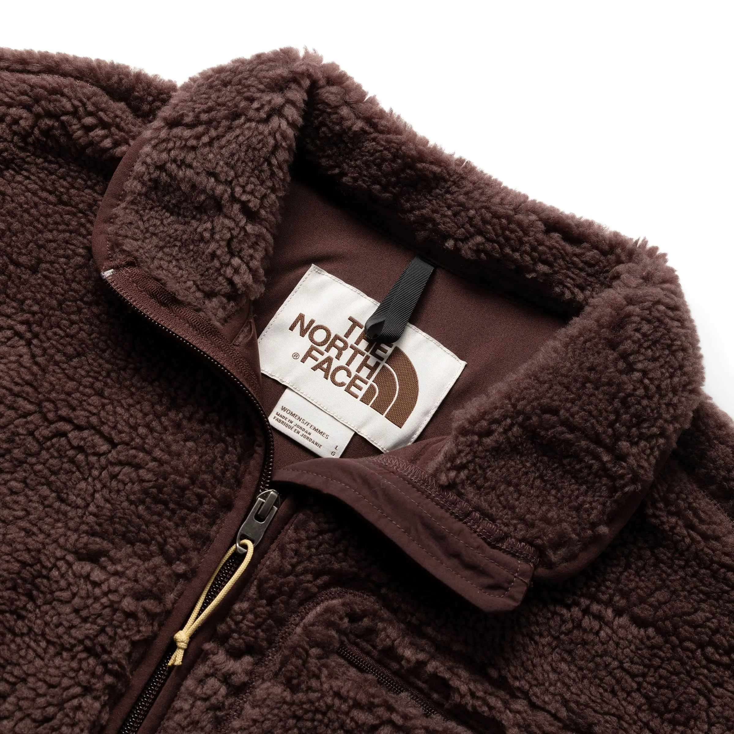 WOMEN'S EXTREME PILE PULLOVER COAL BROWN | Bodega