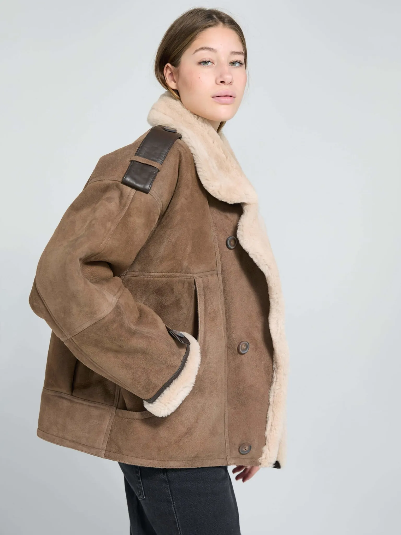 ZOE JACKET - BROWN